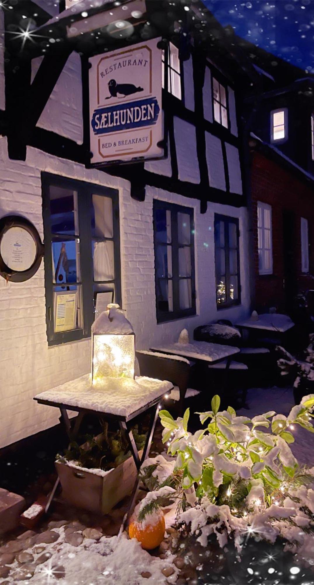Restaurant Saelhunden Bed & Breakfast รีเบอ ภายนอก รูปภาพ